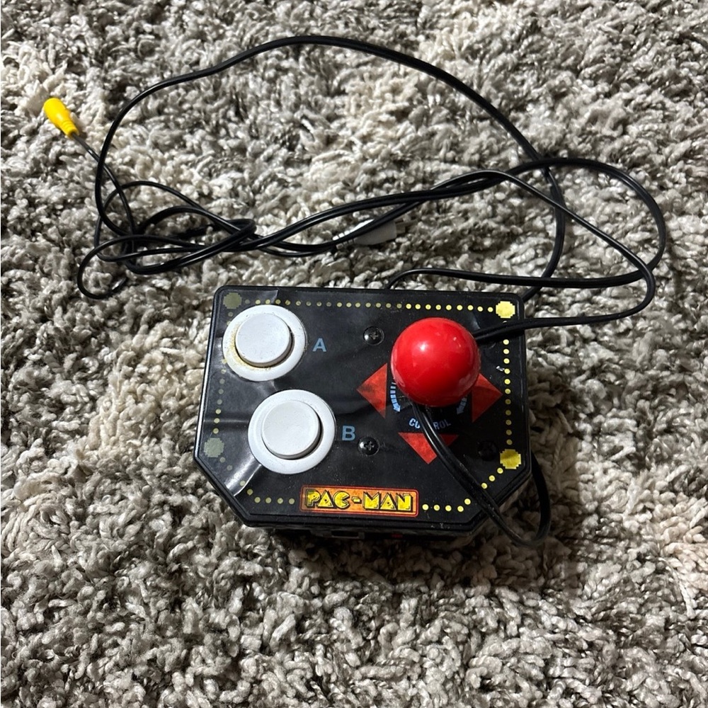 Black and Red Arcade Style Game Controller